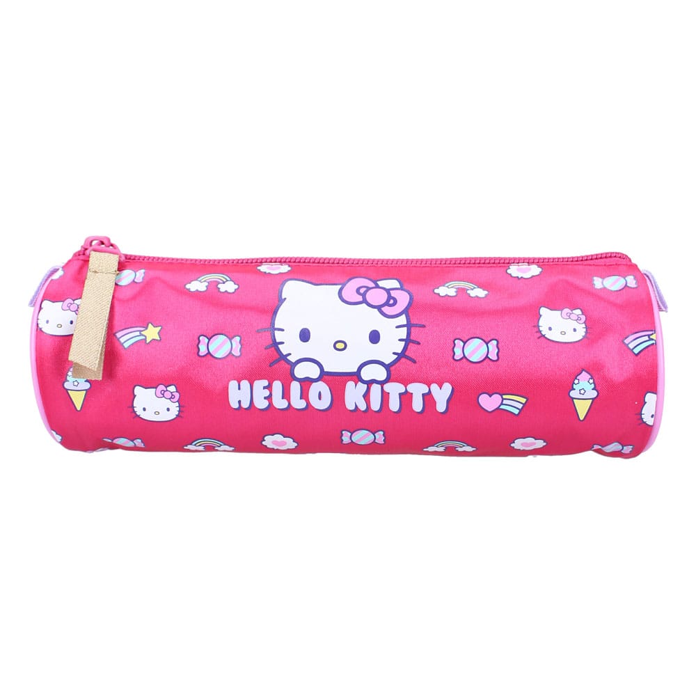 Sanrio Pencil case Hello Kitty Follow The Rainbow Round 8712645318090