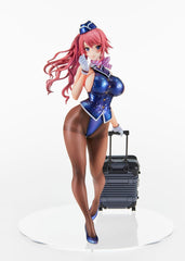 Original Character PVC Statue Tight na Oshigoto Work 3: Cabin Attendant Aya Saionji 25 cm 4562389472022