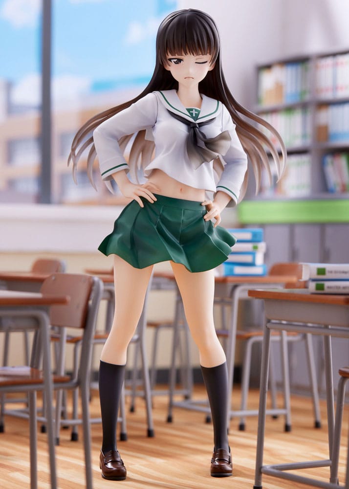 Girls und Panzer Senshadou Daisakusen! PVC Statue 1/7 Shiho Nishizumi Oarai Girls High 25 cm 4943209611928