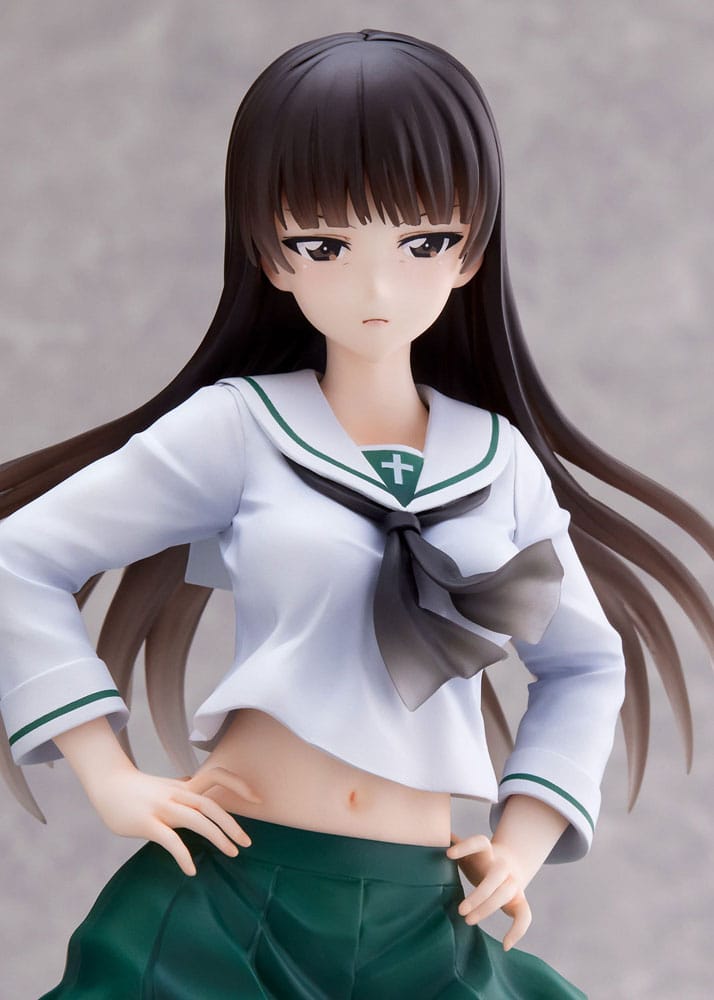 Girls und Panzer Senshadou Daisakusen! PVC Statue 1/7 Shiho Nishizumi Oarai Girls High 25 cm 4943209611928