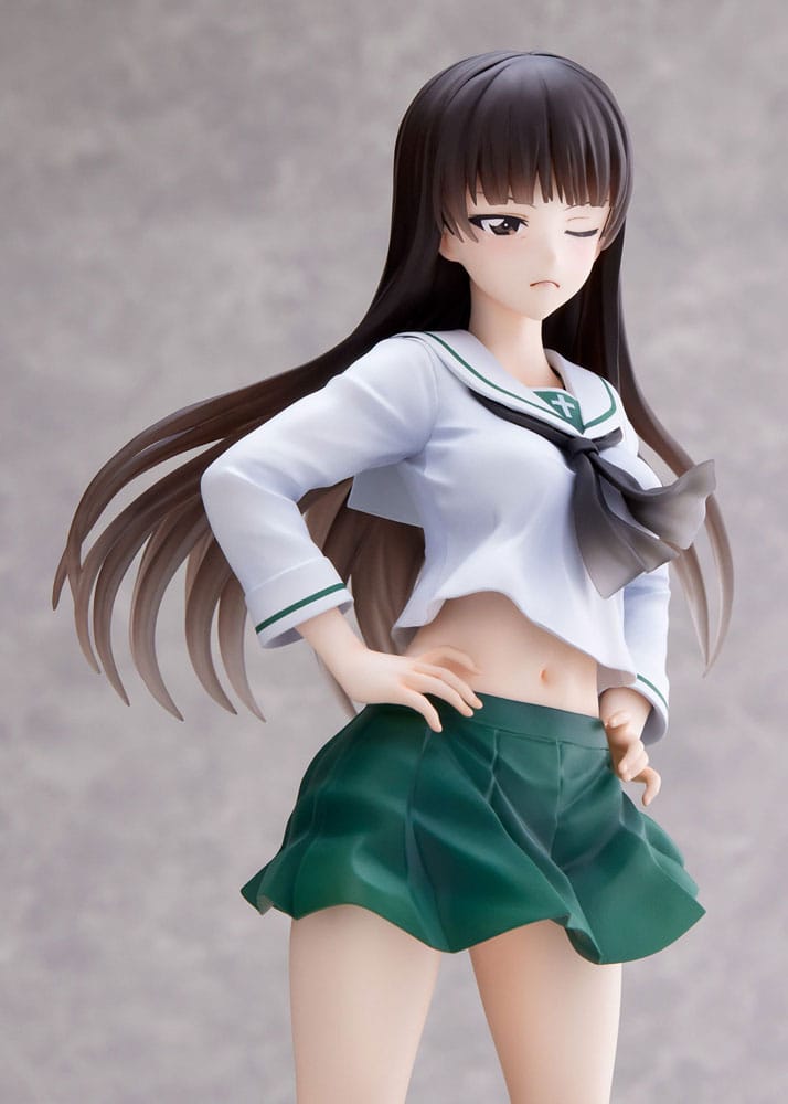 Girls und Panzer Senshadou Daisakusen! PVC Statue 1/7 Shiho Nishizumi Oarai Girls High 25 cm 4943209611928