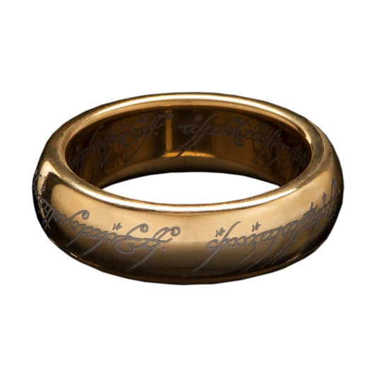 Lord of the Rings Tungsten Ring The One Ring (gold plated) Size 7 9420024710791