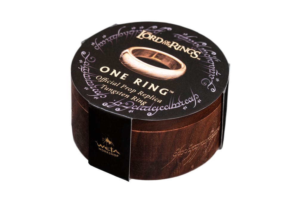 Lord of the Rings Tungsten Ring The One Ring (gold plated) Size 12 9420024712337