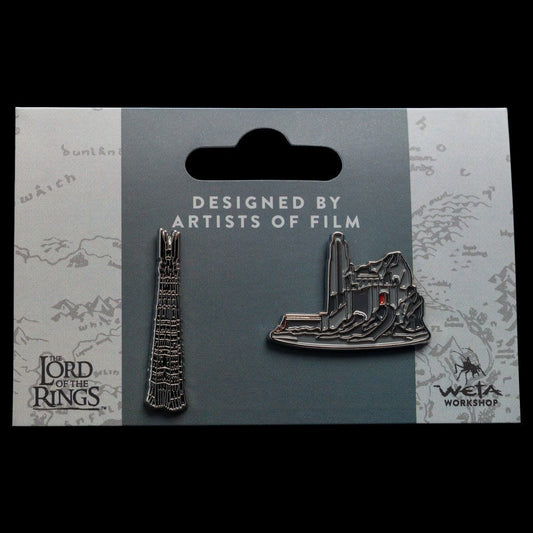 Lord of the Rings Collectors Pins 2-Pack Helm's Deep & Orthanc 9420024729045