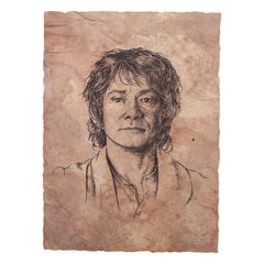 The Hobbit Art Print Portrait of Bilbo Baggins 21 x 28 cm 9420024716236