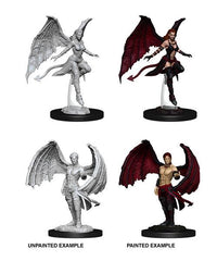 D&D Nolzur's Marvelous Miniatures Unpainted Miniatures Succubus & Incubus Case (6) 0634482738412