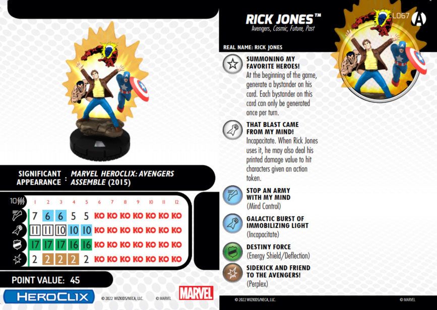 Marvel HeroClix: Avengers Forever Play at Home Kit 0634482848586