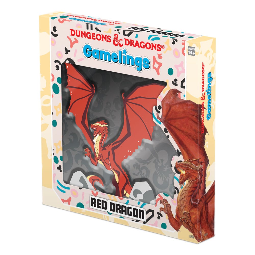 D&D Icons of the Realms pre-painted Miniatures Gamelings: Red Dragon 0634482863534