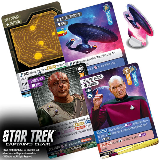 Star Trek: Captain's Chair Card Game *English Version* 0634482876015