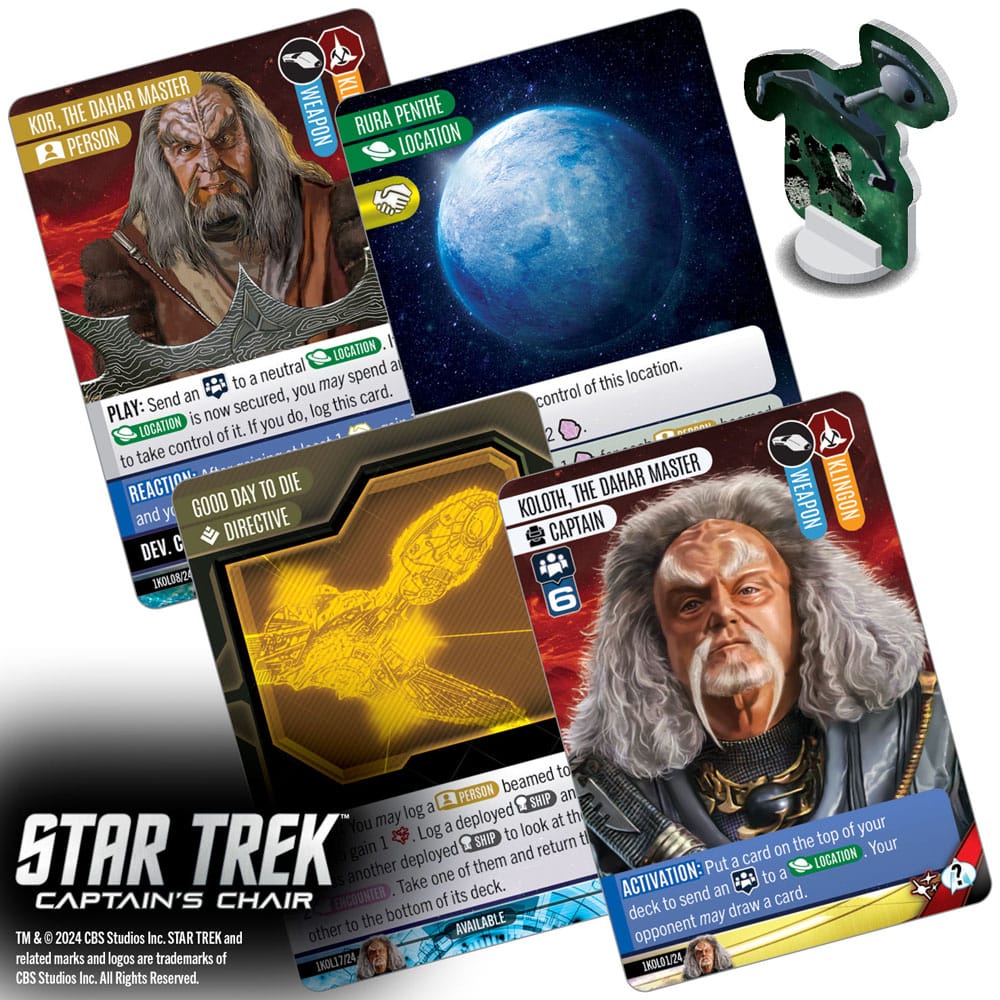 Star Trek: Captain's Chair Card Game *English Version* 0634482876015