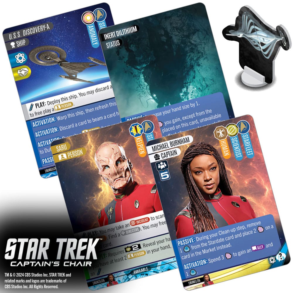 Star Trek: Captain's Chair Card Game *English Version* 0634482876015