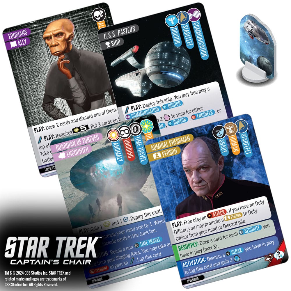 Star Trek: Captain's Chair Card Game *English Version* 0634482876015