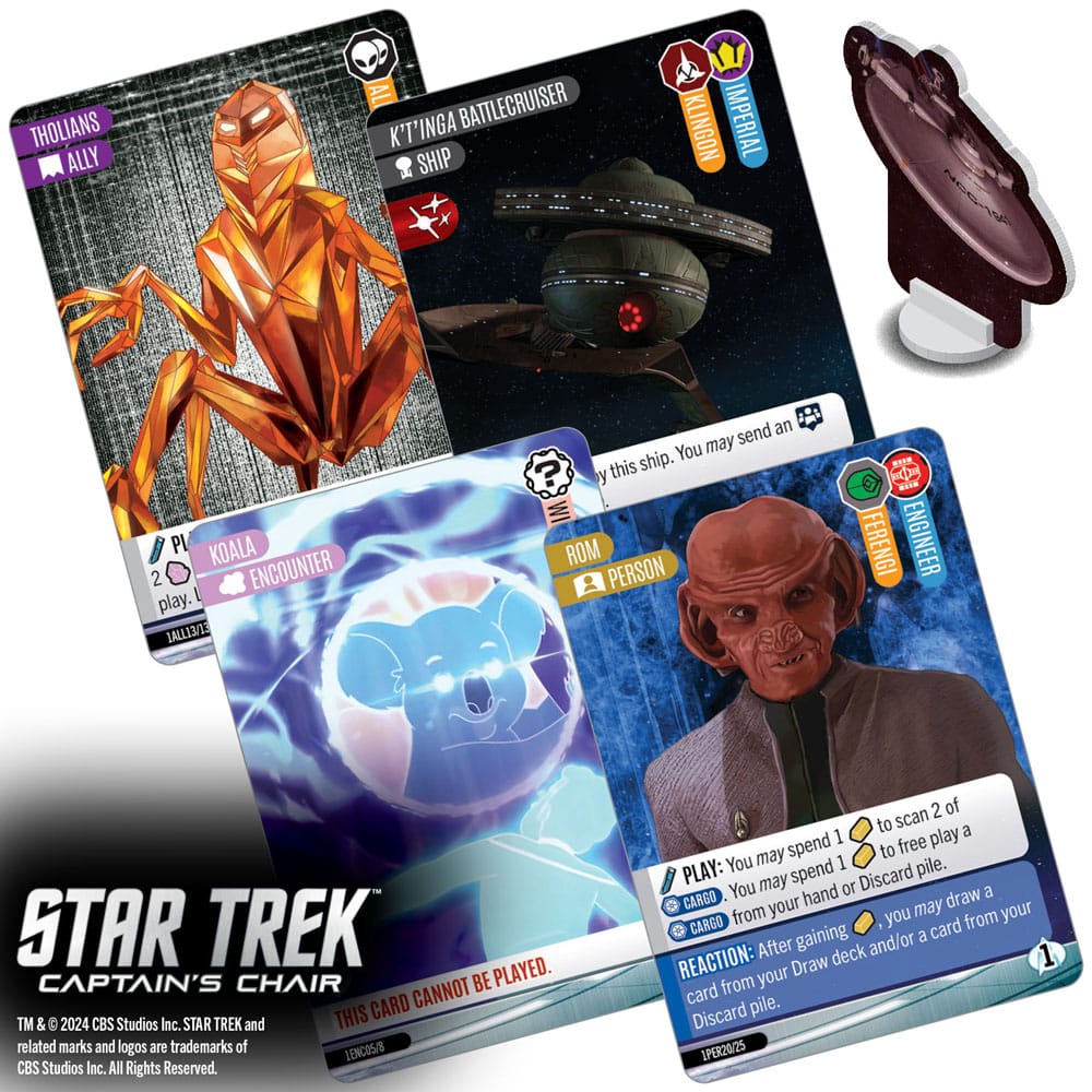 Star Trek: Captain's Chair Card Game *English Version* 0634482876015