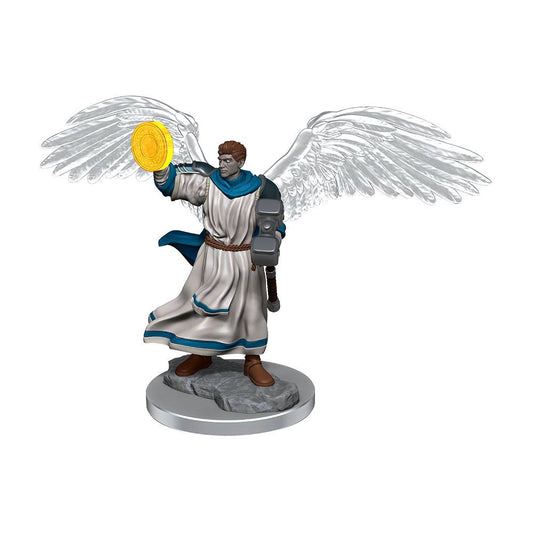 D&D Nolzur's Marvelous Miniatures Unpainted Miniatures 2-Pack Aasimar Cleric Male 0634482904084