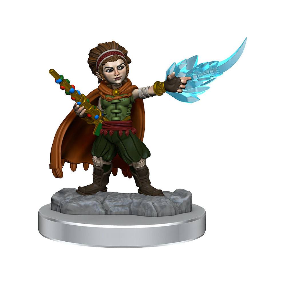 D&D Nolzur's Marvelous Miniatures Unpainted Miniatures 2-Pack Halfling Wizards 0634482904138