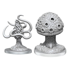 D&D Nolzur's Marvelous Miniatures Unpainted Miniatures 2-Pack Shrieker & Violet Fungus 0634482906446