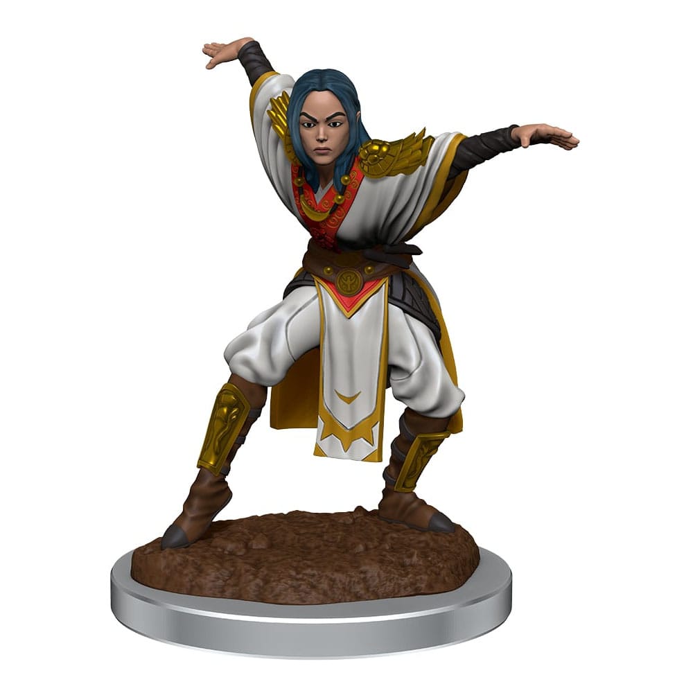 Pathfinder Battles Deep Cuts Unpainted Miniatures 2-Packs Half-Elf Monk Female Case (2) 0634482906521