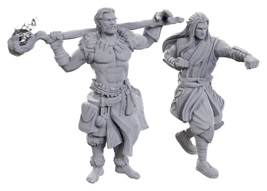 D&D Nolzur's Marvelous Miniatures Unpainted Miniatures 2-Pack Archdruid & Martial Arts Adept 0634482906958