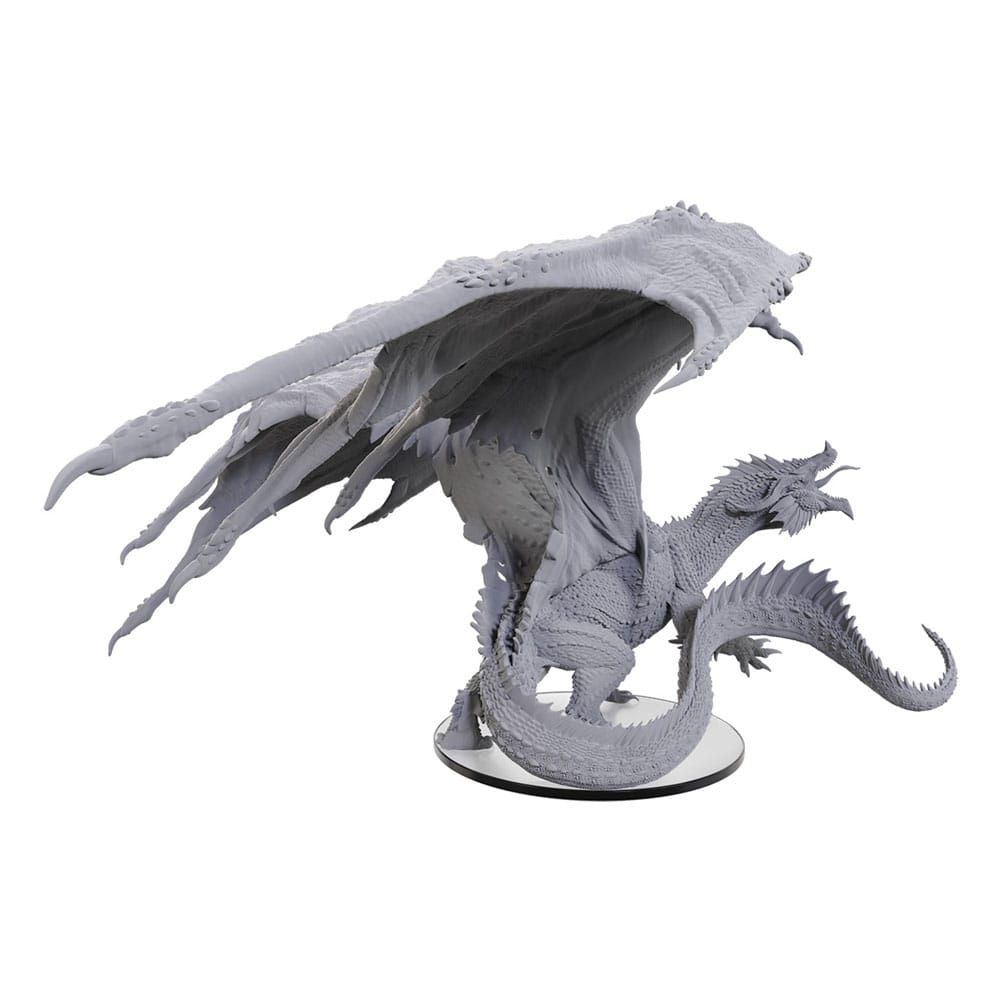 D&D Nolzur's Marvelous Miniatures Unpainted Miniature Adult Red Dragon Tyrant 18 cm 0634482907740