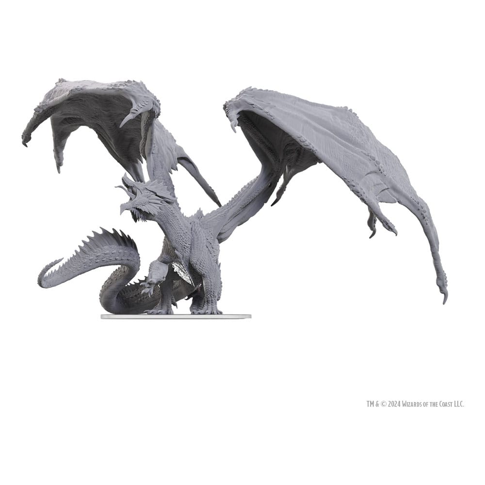 D&D Nolzur's Marvelous Miniatures Unpainted Miniature Adult Red Dragon Tyrant 18 cm 0634482907740