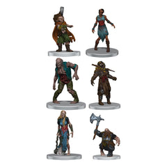 D&D Icons of the Realms pre-painted Miniatures Undead Armies - Zombies Set 0634482962084