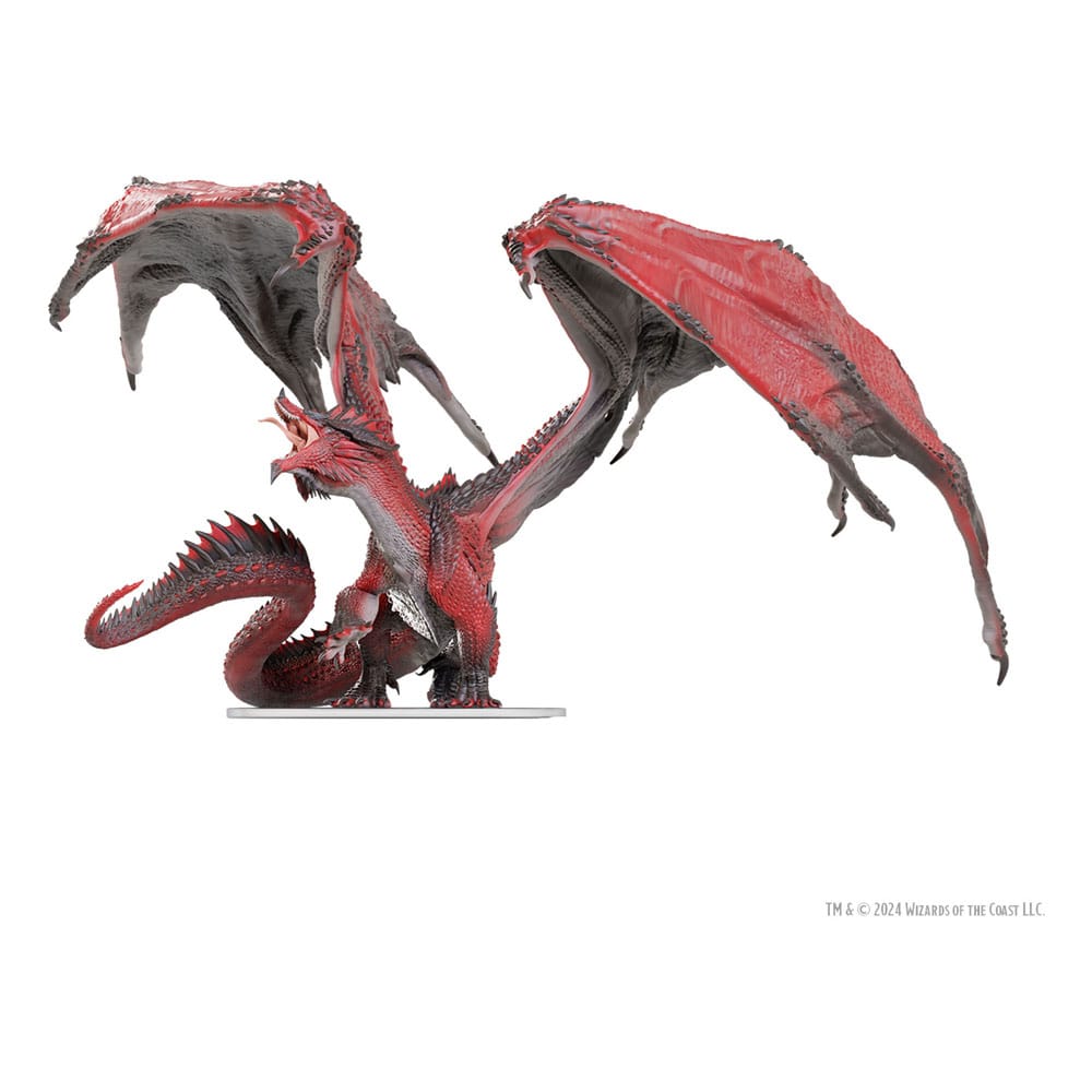 D&D Icons of the Realms Prepainted Miniature Adult Red Dragon Tyrant 18 cm 0634482963210