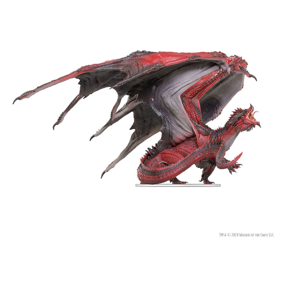 D&D Icons of the Realms Prepainted Miniature Adult Red Dragon Tyrant 18 cm 0634482963210