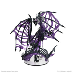 D&D Icons of the Realms Boxed prepainted Miniatures Black Dracolich 30 cm 0634482963227