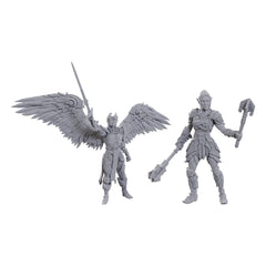 D&D Nolzur's Marvelous Miniatures Unpainted Miniature Dame Aylin & Minthara 0634482963692