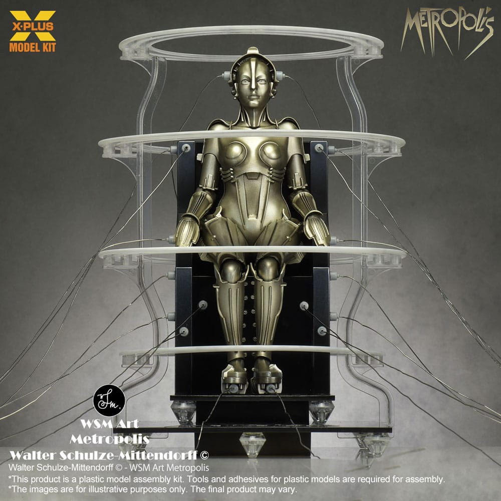 Metropolis Plastic Model Kit 1/8 Maschinenmensch Seated Ver. 18 cm 4532149022576