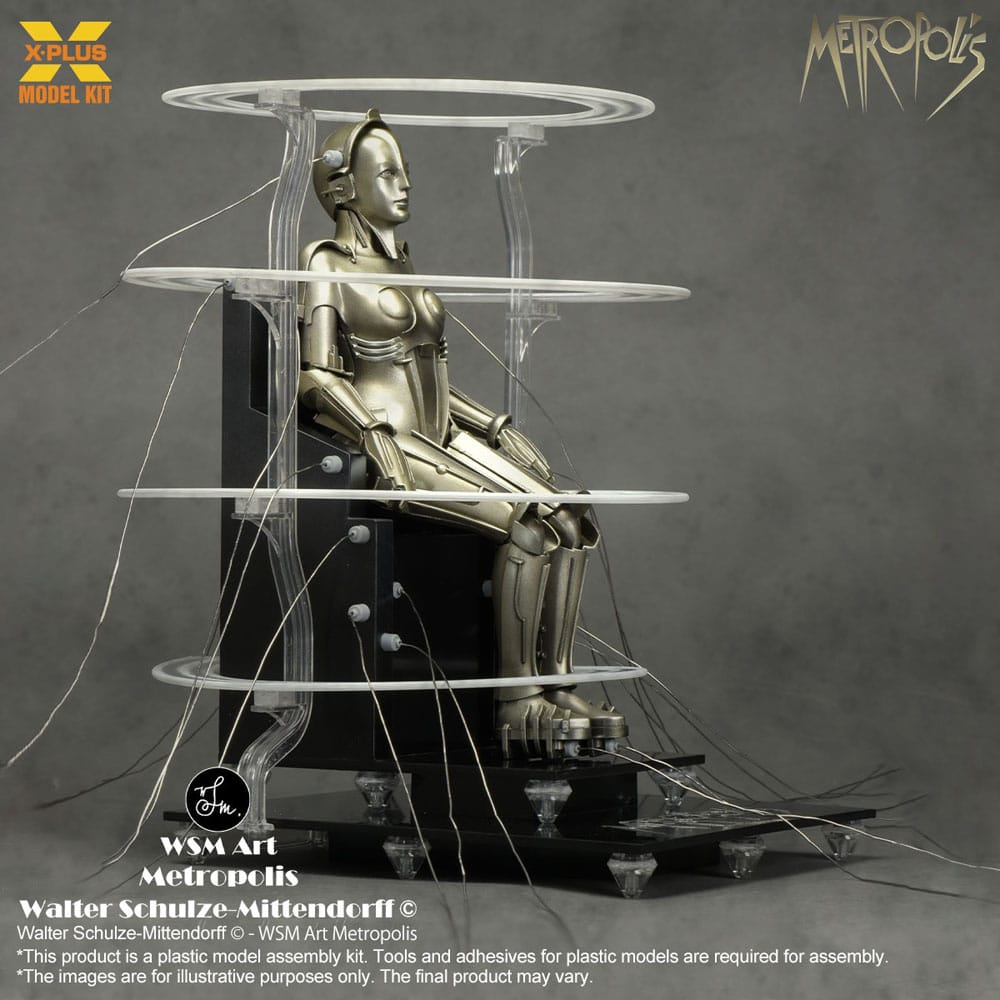 Metropolis Plastic Model Kit 1/8 Maschinenmensch Seated Ver. 18 cm 4532149022576