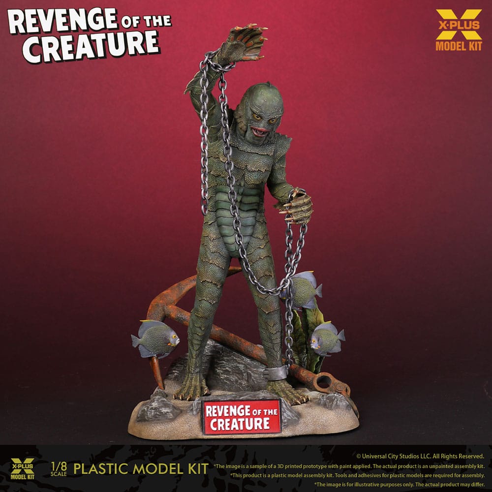 Revenge of the Creature Plastic Model Kit 1/8 Creature 28 cm 4532149023894