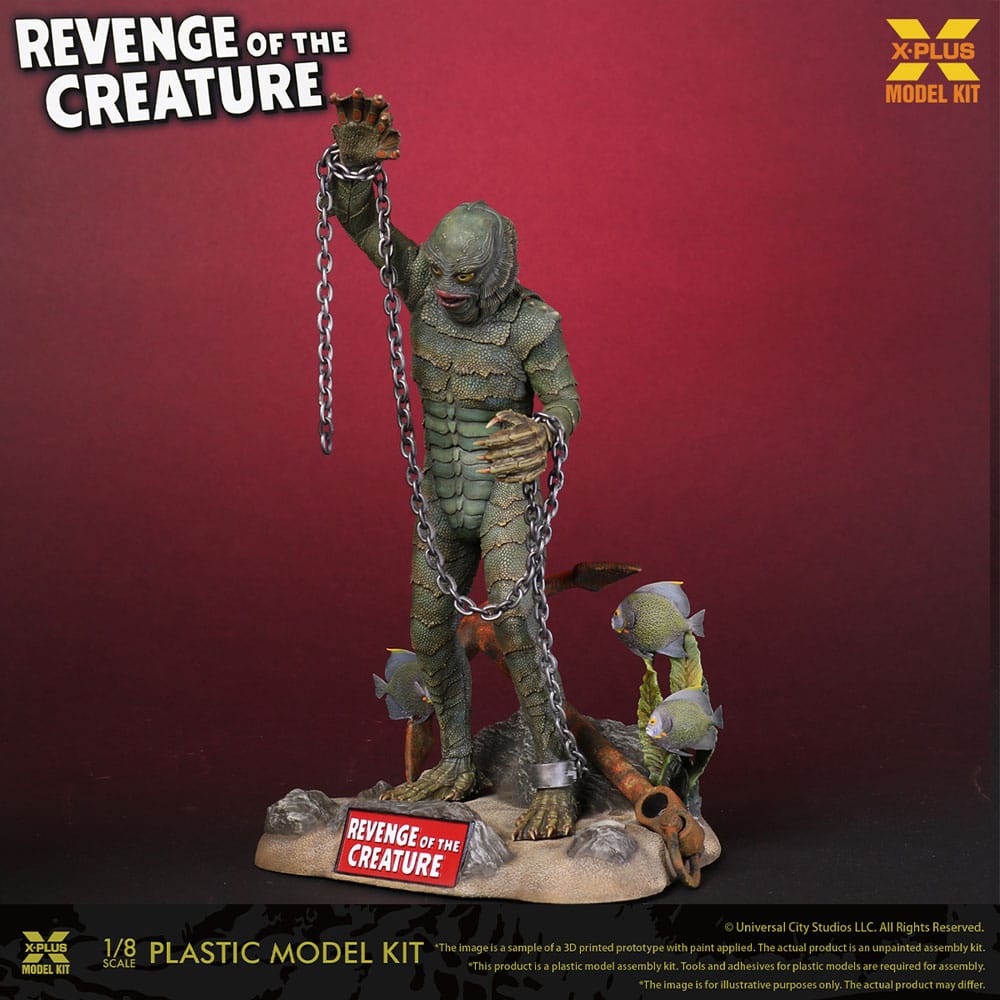 Revenge of the Creature Plastic Model Kit 1/8 Creature 28 cm 4532149023894