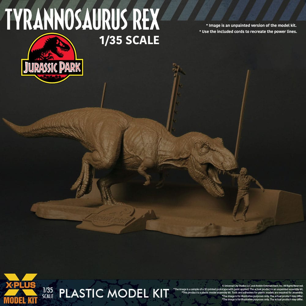 Jurassic Park Plastic Model Kit 1/35 Tyrannosaurus Rex 42 cm 4532149023917