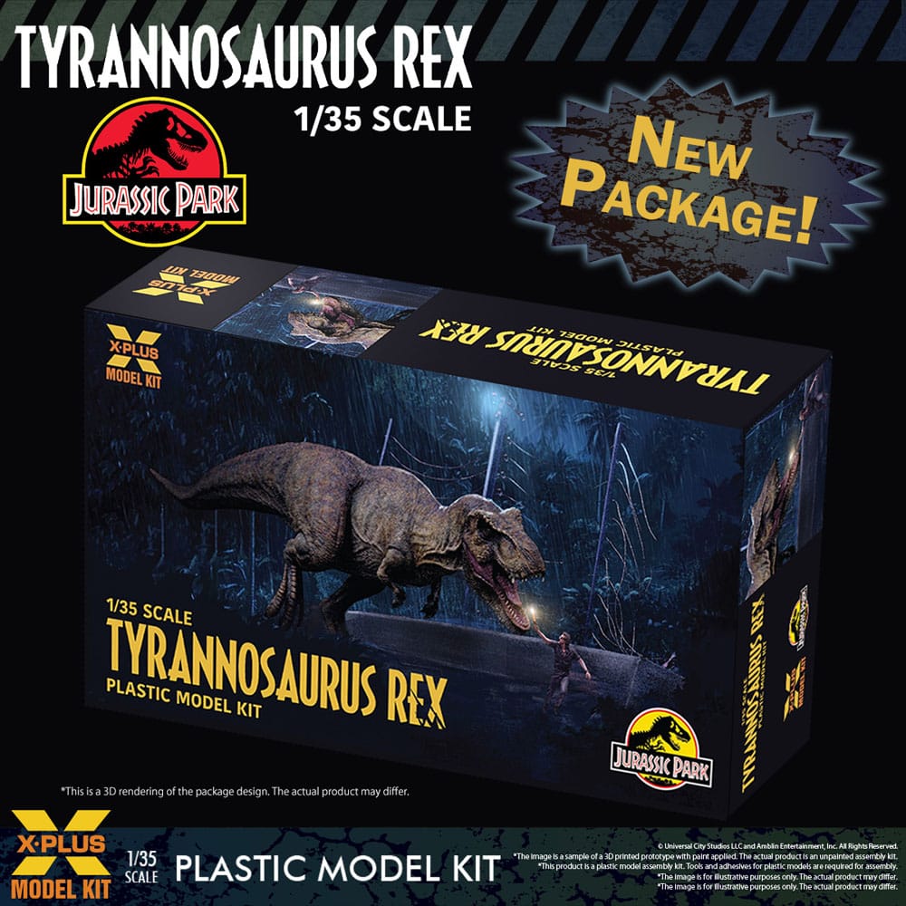 Jurassic Park Plastic Model Kit 1/35 Tyrannosaurus Rex 42 cm 4532149023917