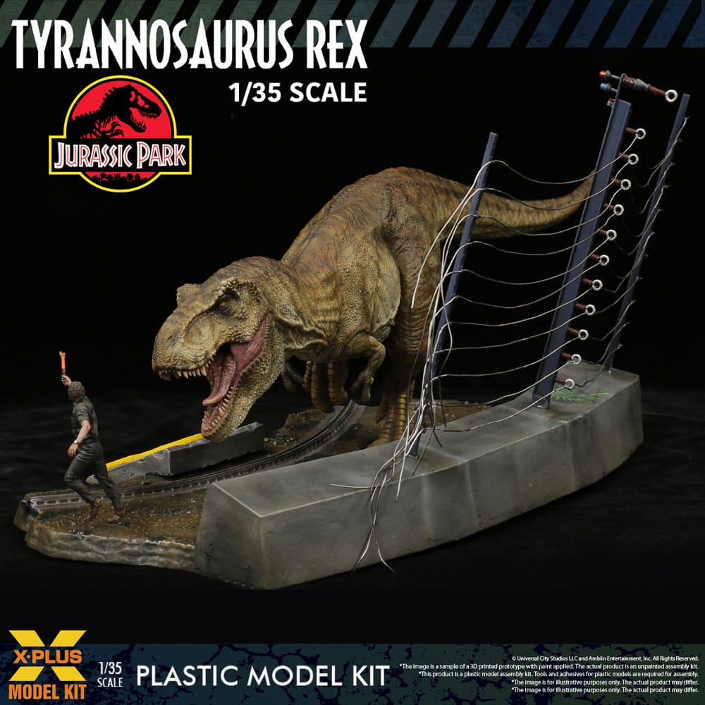 Jurassic Park Plastic Model Kit 1/35 Tyrannosaurus Rex 42 cm 4532149023917