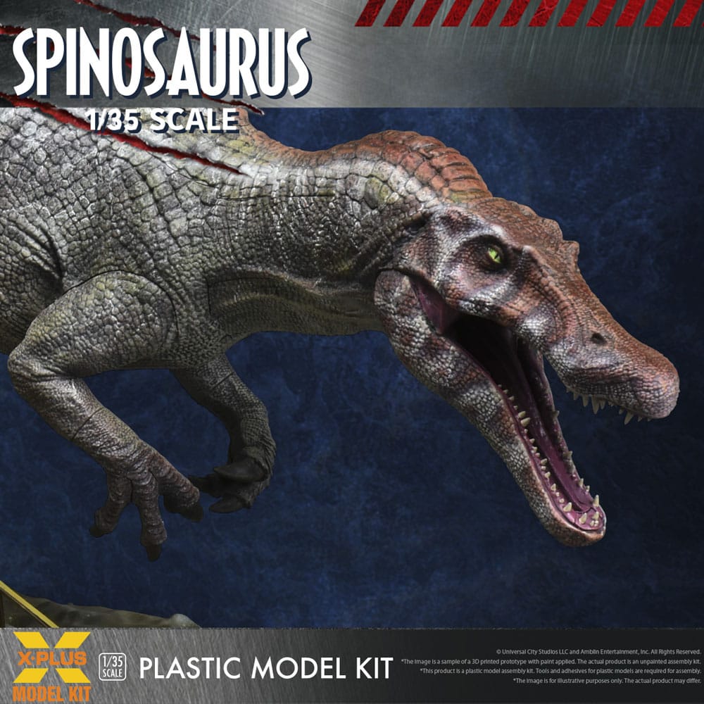 Jurassic Park III Plastic Model Kit 1/35 Spinosaurus 41 cm 4532149023924