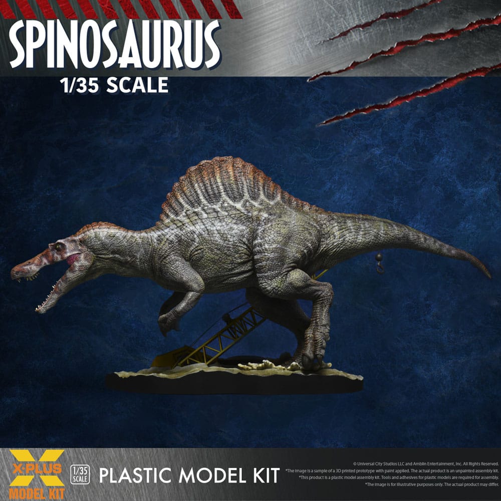 Jurassic Park III Plastic Model Kit 1/35 Spinosaurus 41 cm 4532149023924