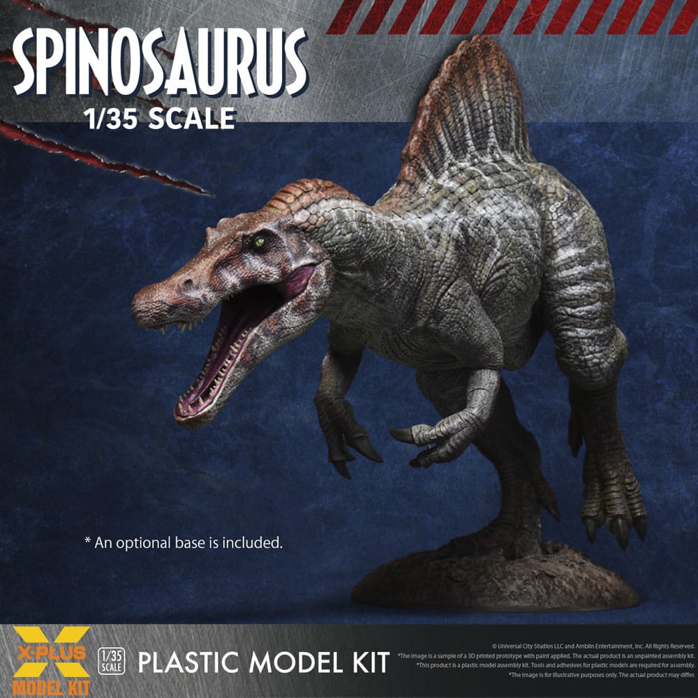 Jurassic Park III Plastic Model Kit 1/35 Spinosaurus 41 cm 4532149023924