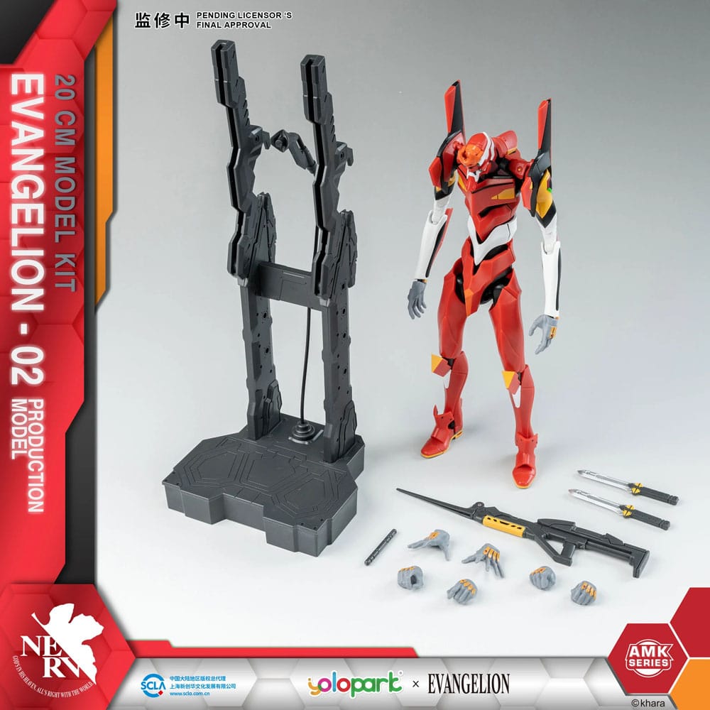 Neon Genesis Evangelion AMK Series Plastic Model Kit Eva-02 20 cm 4897131751736