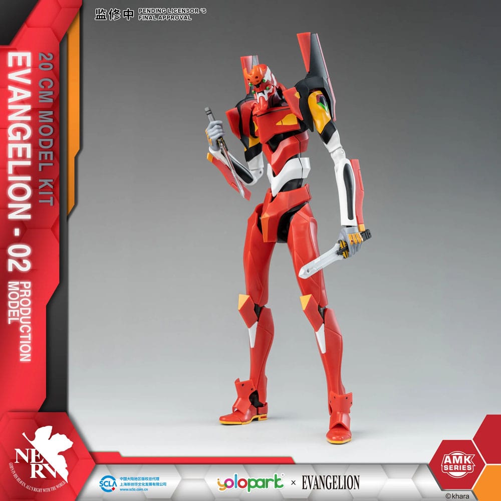 Neon Genesis Evangelion AMK Series Plastic Model Kit Eva-02 20 cm 4897131751736