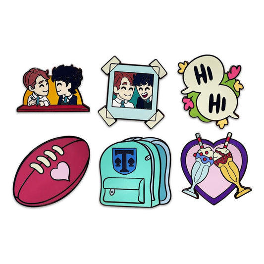 Heartstopper Enamel Pins Set 3 cm (6) 0810122543381