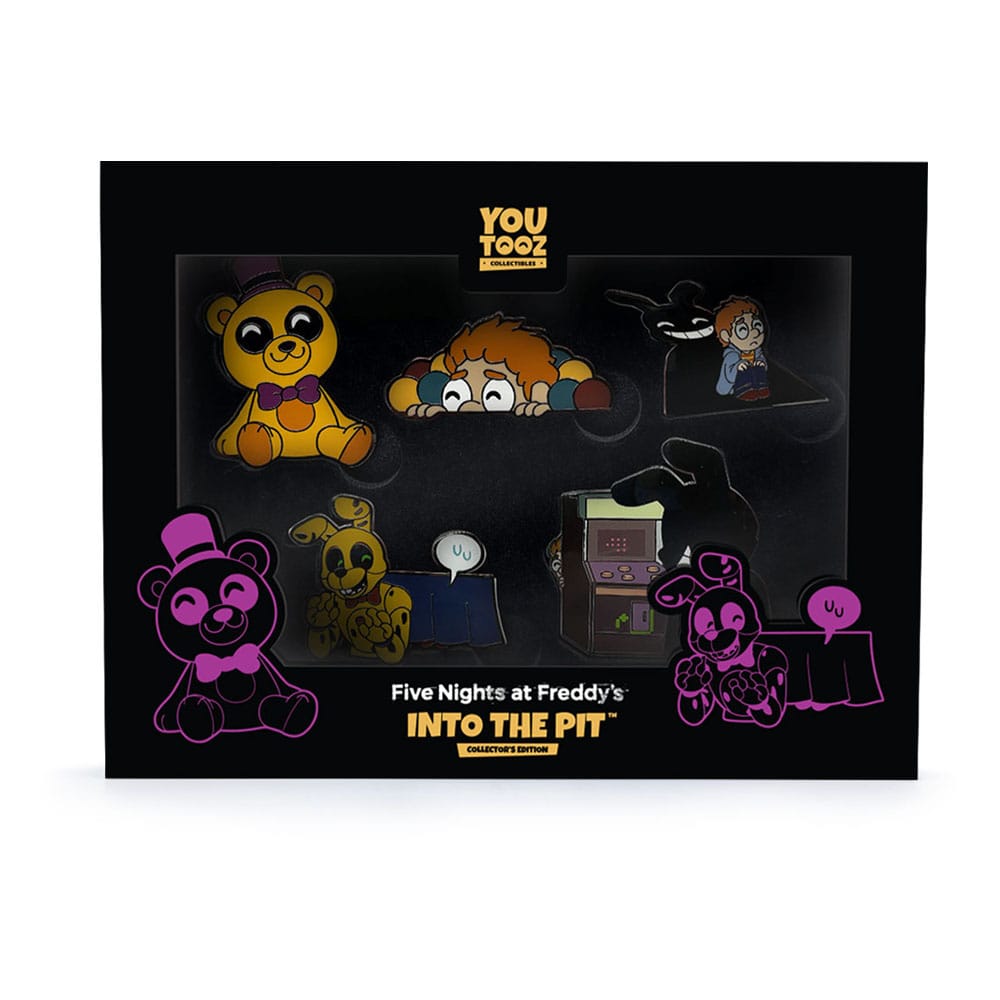 Five Nights at Freddy's Enamel Pins Set Into the Pit 3 cm (6) 0810122544906