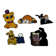 Five Nights at Freddy's Enamel Pins Set Into the Pit 3 cm (6) 0810122544906