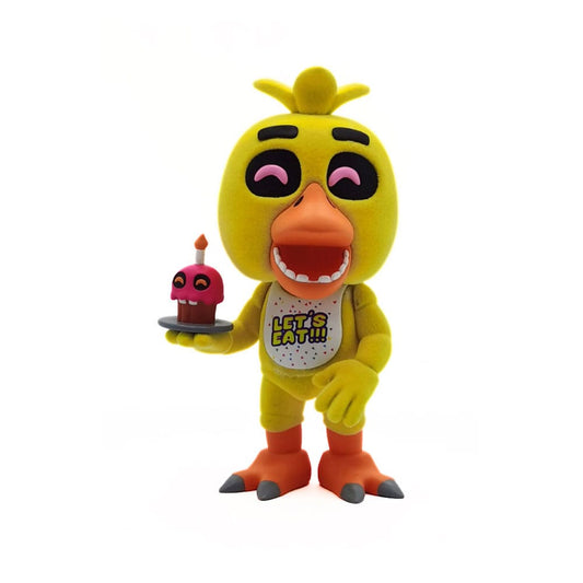 Five Night's at Freddy Vinyl Figure Chica Flocked 12 cm 0810122546979