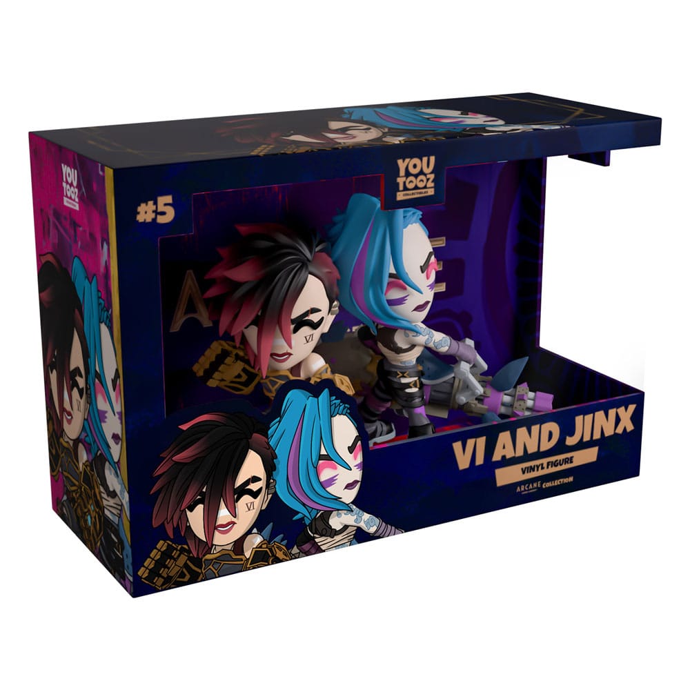 Arcane Vinyl Figures 2-Pack Vi & Jinx 11 cm 0810163652424