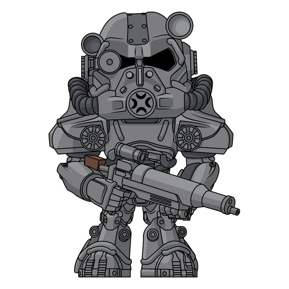 Fallout Vinyl Figure T-60 Power Armor 11 cm 0810163654374