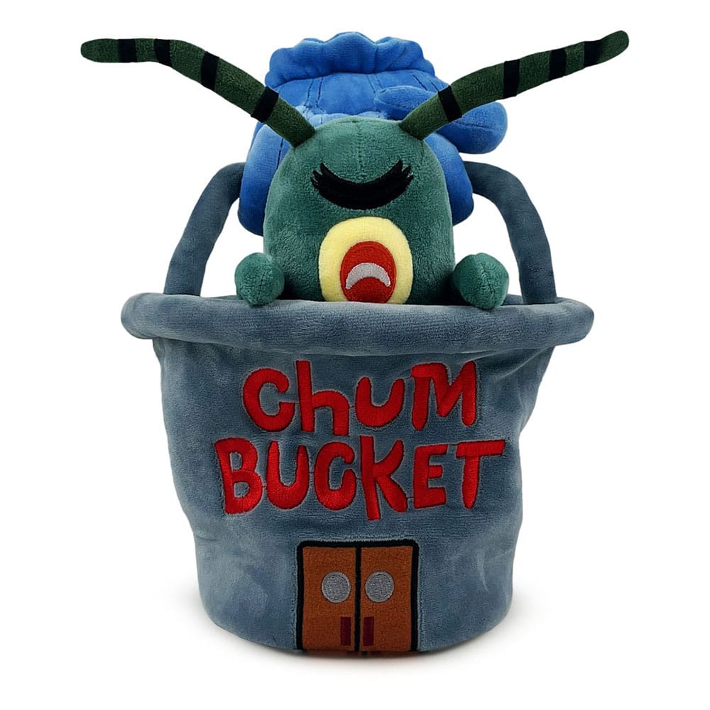 SpongeBob SquarePants Plush Figure Plankton Chum Bucket 22 cm 0810140783332