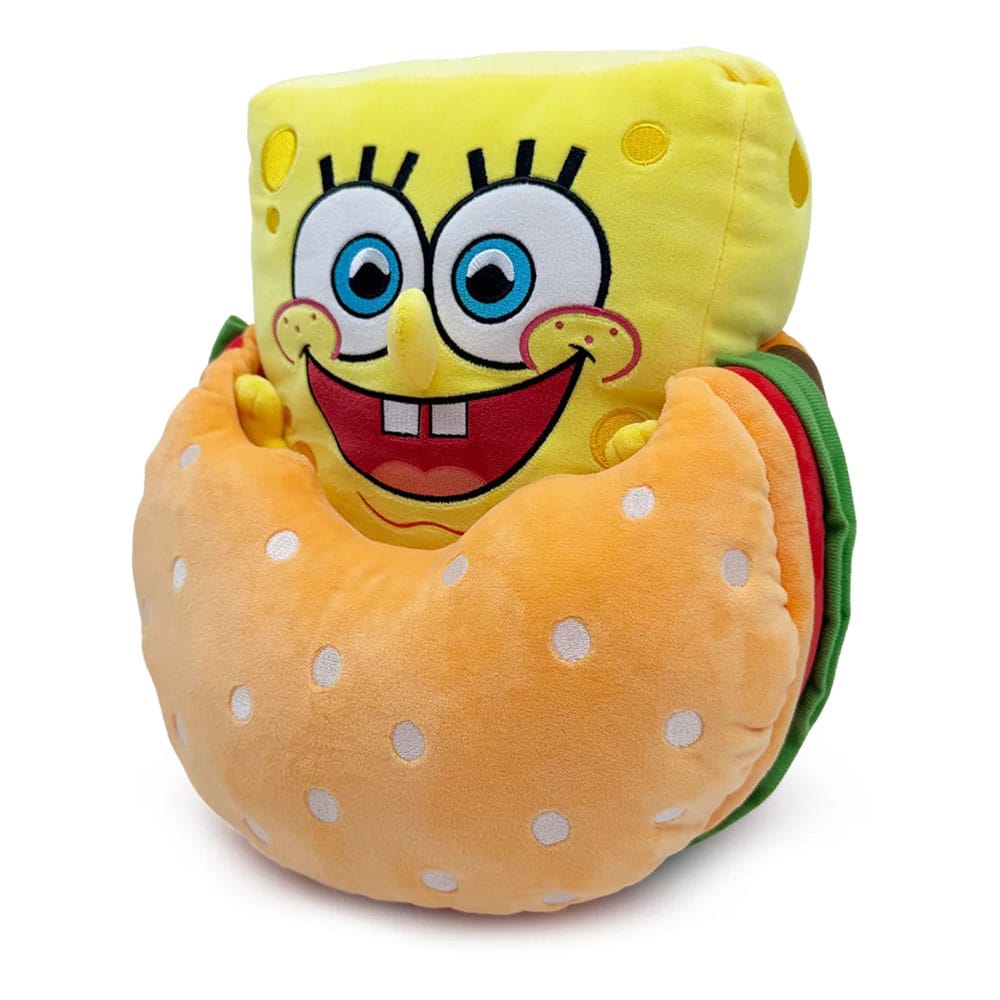 SpongeBob SquarePants Plush Figure Krabby Patty 22 cm 0810140783349