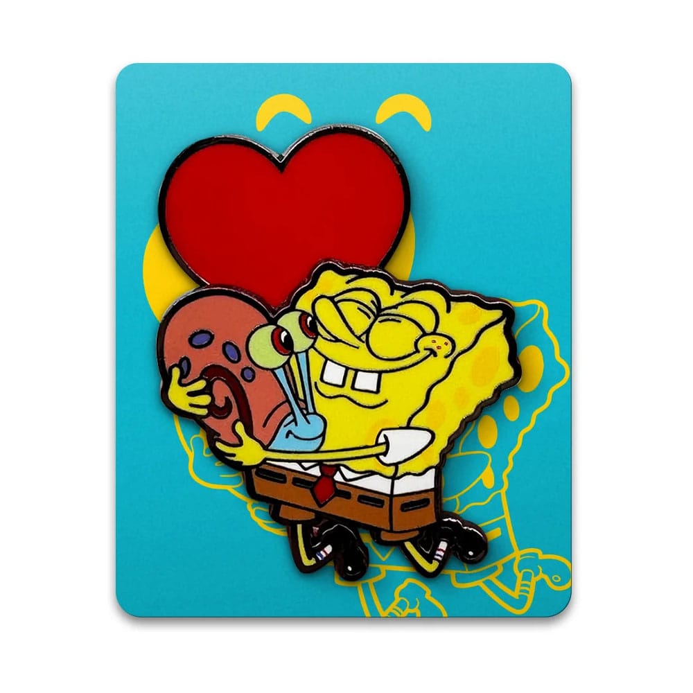 SpongeBob SquarePants Bobble Pin Badge Spongebob Heart 5 cm 0810140789020